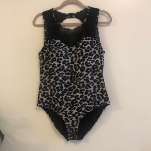 One piece bathing suit, size XL